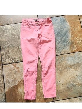 H&M Pink High-Rise Skinny Jeans